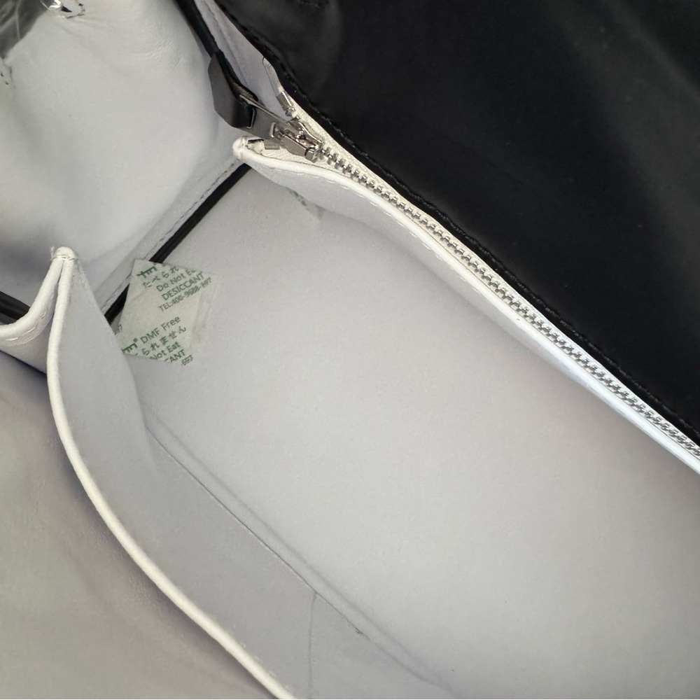 *READ LEATHER INSIDE & OUT | Black 28 Belted Smooth Leather Top Handle Bag - Picture 6 of 12